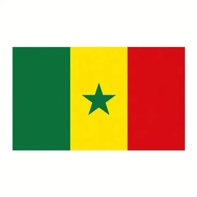 Zastava Senegala 90cmX150cm - Senegalska zastava Senegal